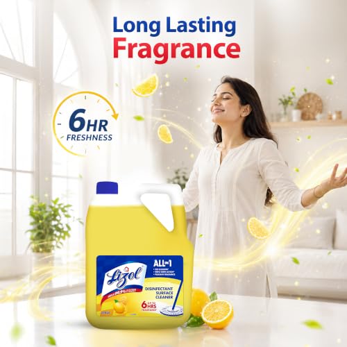 Lizol Disinfectant Floor Cleaner, Citrus - 5 Litre - Image 5