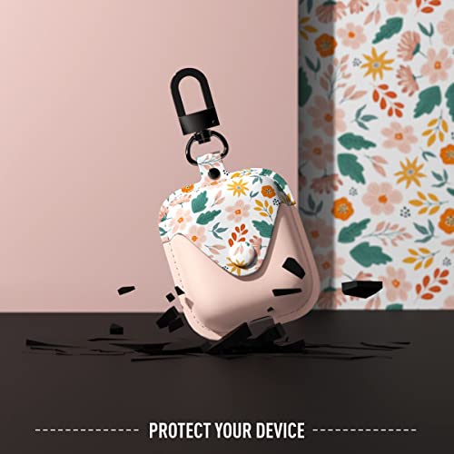 Guarzfun Leather Case For Airpods 1&2, Leather Airpod Case For Women, Airpod Leather Case With Secure Snap Closure Keychain (Pink) #TOP5