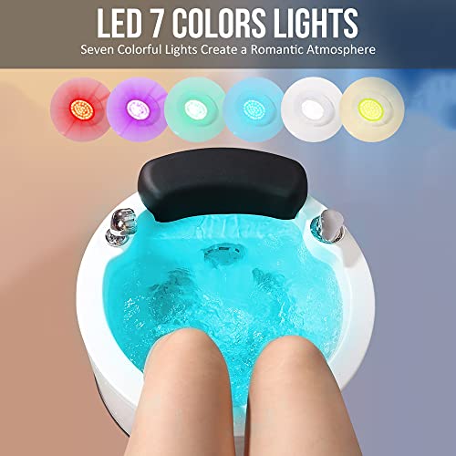 Spa de pies con masaje y 7 luces coloridas miniatura 2