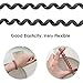 Spiral Hair Ties Set - 10 Piece Medium Coil Elastics for Thick Hair, Multicolor No-Crease Telephone Cord Plastic Ties for Women and Girls (Matte Color)