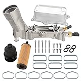 926-959 Engine Oil Filter Housing with Oil Cooler Sensors and Gaskets Upgraded Aluminum Kit...