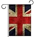 Retro brytyjska flaga Wielkiej Brytanii sezonowa flaga ogrodowa 30 x 45 cm dwustronna flaga podwórkowa na zewnątrz dom wiejski dekoracja świąteczne flagi wiosna powitanie lato baner