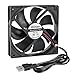 Alinan 4pcs 120x120x25mm 5V USB Fan 2000RPM 66.3CFM 31.5dBA Computer & Electronics Cooling Fan