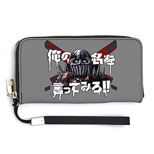 長財布 北斗の拳 ロングウォレット PUレザー コインケース カード入れ メンズ 財布 レディース プレゼント ボックス付き ビジネス かわいい プリント 大容量 人気 カード 収納 小銭入れ ウォレット 携帯便利 キャッシュカード収納 超薄型ジッパーロン