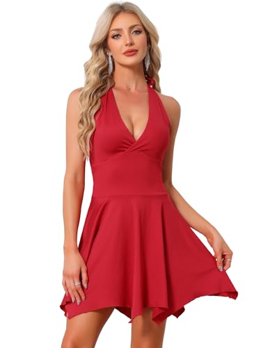 Robe patineuse dos nu idéale pour vos soirées d'été et cocktails en terrasse