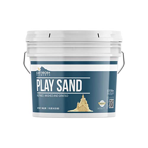 Earthborn Elements Play Sand, 1 Gallon Bucket,, Building & Molding, Sandbox & Play