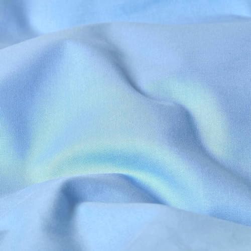 Homescapes 4er-Set Perkal Kissenbezug 48x74 cm blau, Kissenhülle mit Hotelverschluss, 100% ägyptische Baumwolle, Fadendichte 200 – Ansicht 4