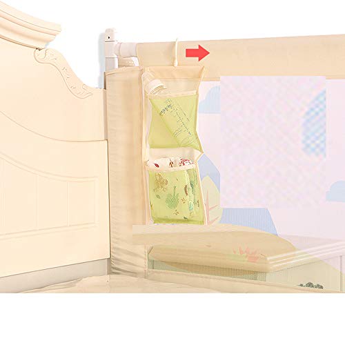 Protector de cama extra largo anticaídas para colchones de tamaño completo y niños 7