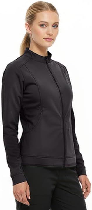 Natural Uniforms Women's Ultra Soft Stretch Zip Up Scrub Jacket (5200) - Image 2