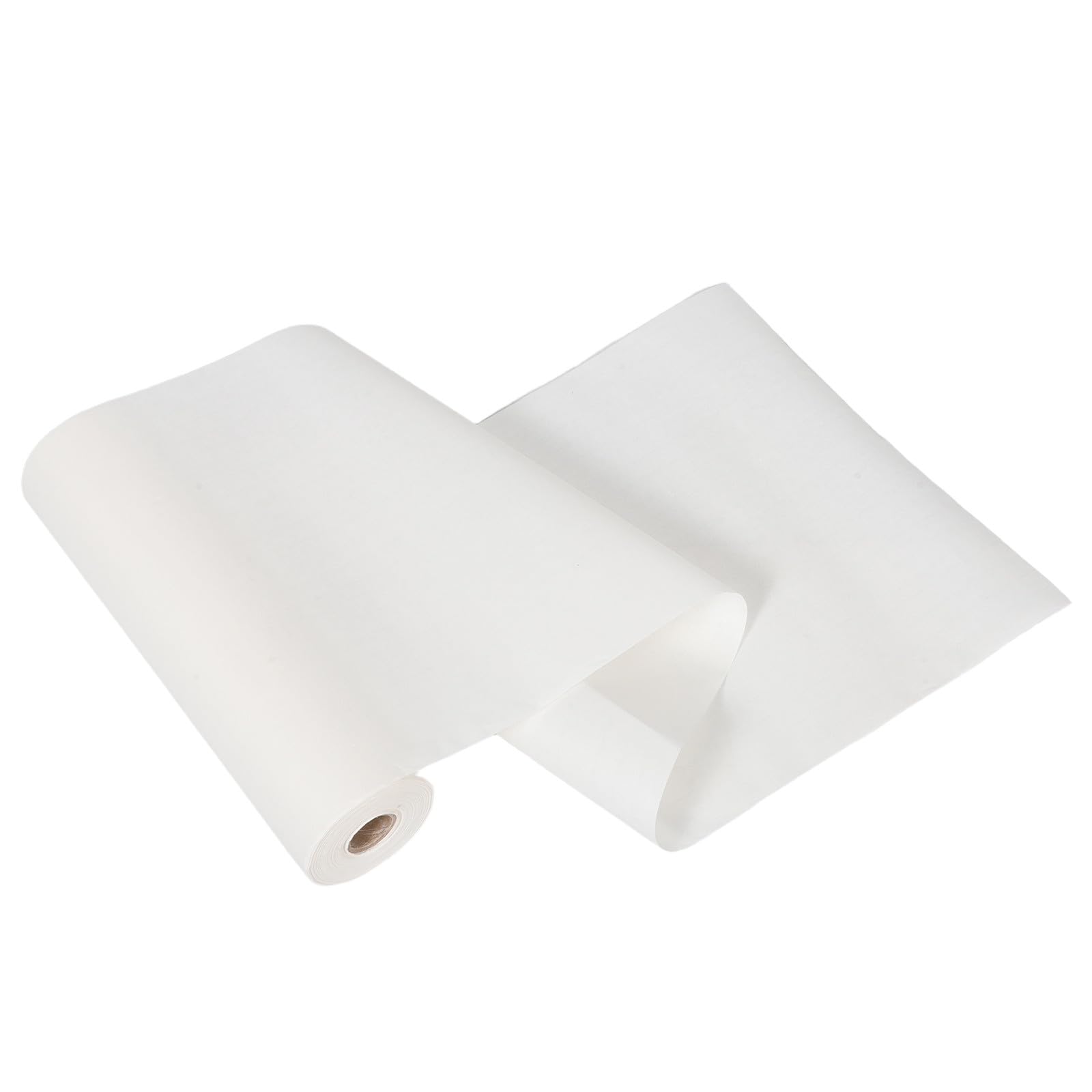 Veemoon Rollo de Papel Xuan Chino Semicrudo para Caligrafía y Pintura 35 Cm de Ancho X 50 Metros Papel de Arroz para Manualidades DIY para Proyectos Artísticos
