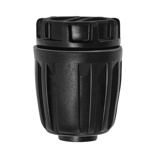 WZFLRUA 10 Pack 1/2 Inch Drip Irrigation End Cap Fittings (1/2 ID x 0.65 OD) - 1/2 Drip Line Anti-Drop Barbed Lock Nut End Plug Connectors for 1/2 Inch Drip Irrigation Tubing SystemConnection