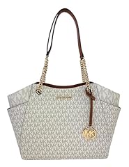 Idea Regalo - Michael Kors Berry Pink MK Borsa a tracolla da donna, nero, M, Vaniglia, L