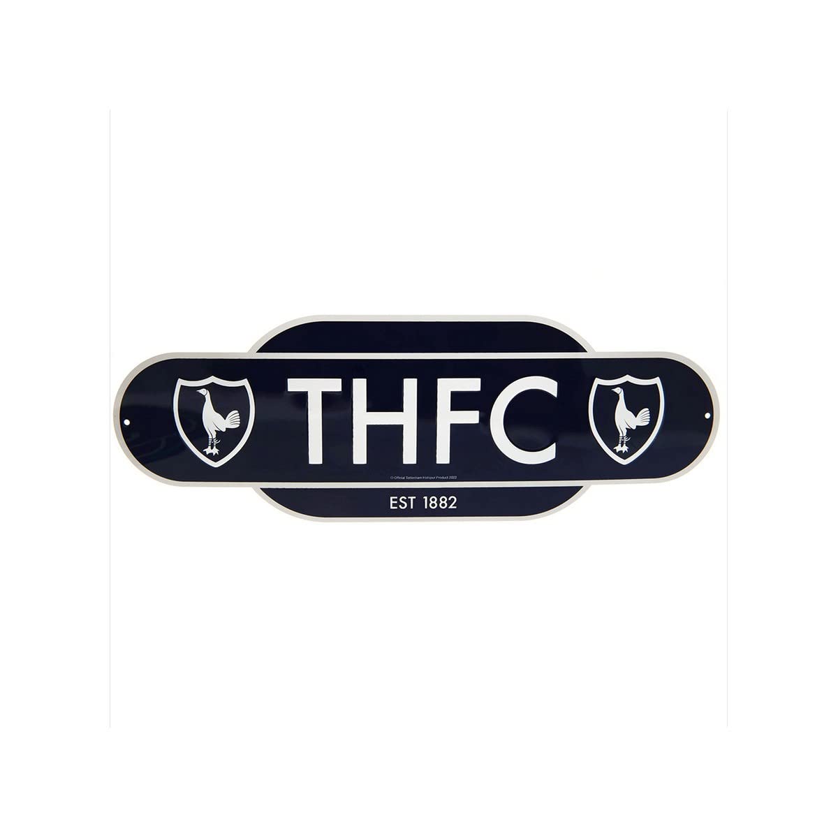 Tottenham Hotspur FC Retro Hanging Sign (UK Size: One Size) (Black/White)