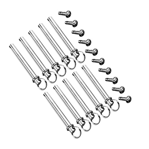 HOUDERCO 10セット 折りたたみ扇子用製軸リベット ナット 手持ち扇子修理キット 耐久性と 性を備 ファン留め具専門アクセサリー