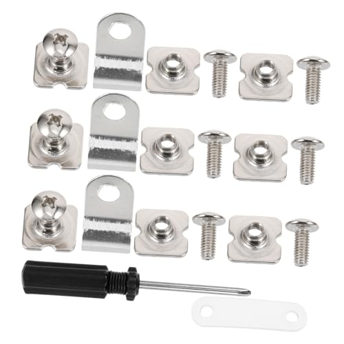 Parliky 1set Hockey Helmet Replacement Fastener Kit Helmet Repair Accessories for Ice Hockey Baseball Softball Ergonomic Design for Superior and Comfort