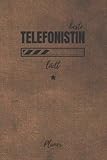 beste Telefonistin lädt Planer: für die Ausbildung o. Weiterbildung | Perfekt für Frauen/Mädchen, die kompetent am Telefon telefonieren | Ausbildungsbeginn Geschenk