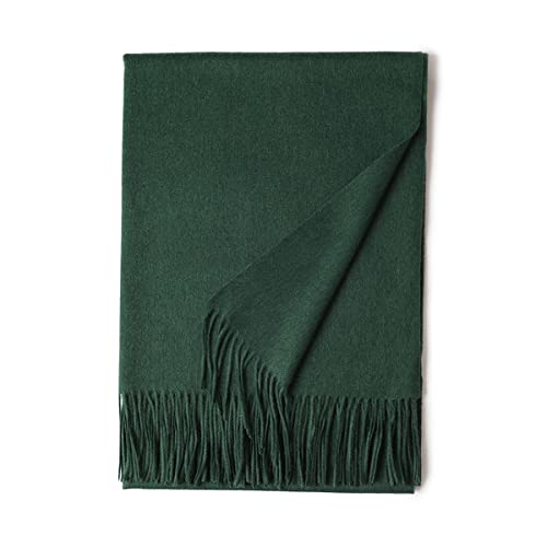 YUONNY Wool Tassel Shawl Wraps for Women, Oversized Soft Solid Color Pashmina Scarves, Ladies Winter Warm Stole Scarf Blanket Scarf for Evening Dresses Wedding F19 One3