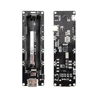 18650 Battery Charge Shield Board V3 ESP32 ESP32S WeMos Micro USB Port Type-A USB 0.5A for Arduino Raspberry Pi Charger Module