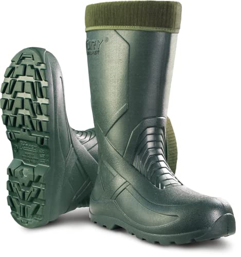 Fishing Passion DRY WALKER Ultra Grün Winterstiefel Anglerstiefel Gummistiefel Thermostiefel Ultraleicht ! (numeric_43)