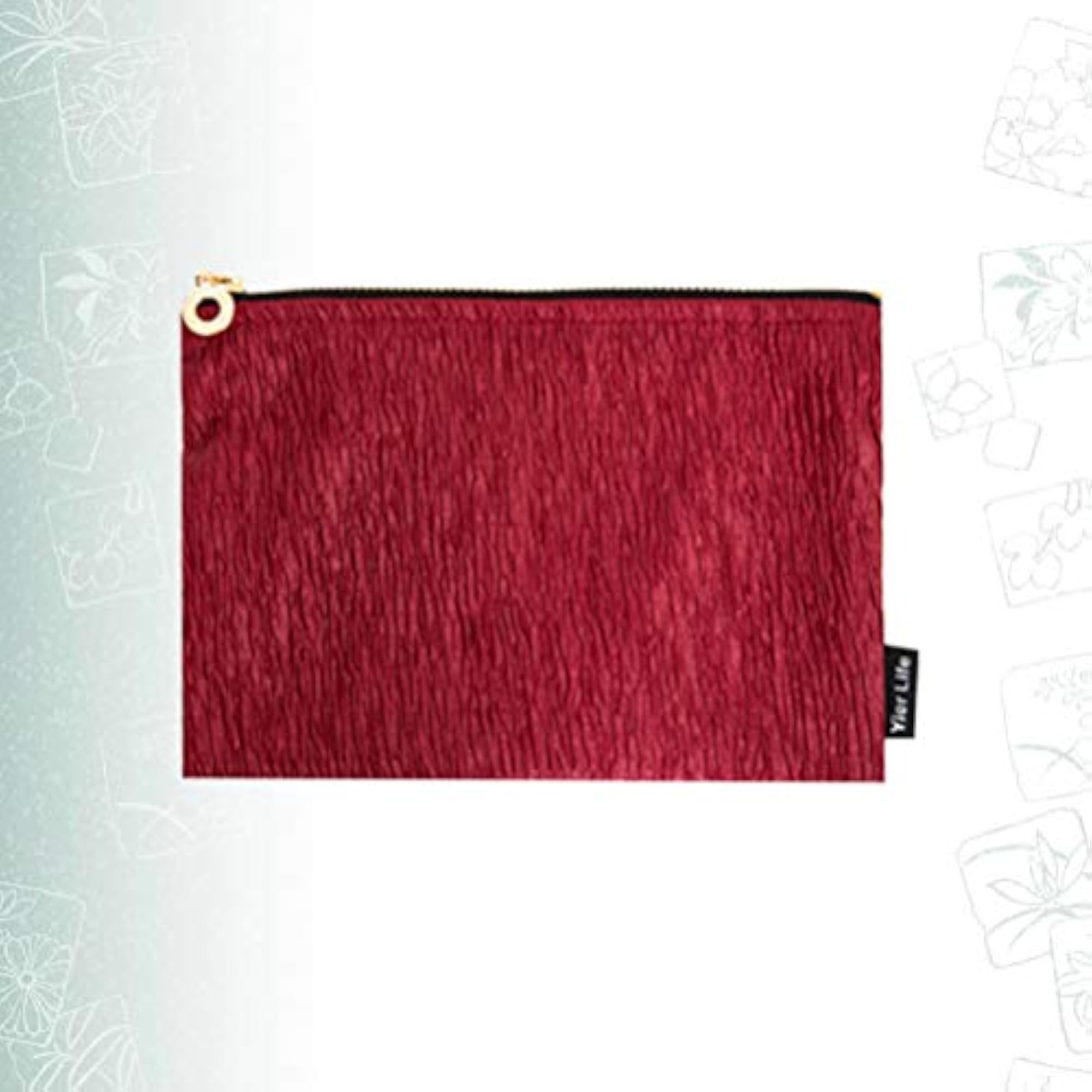Fashion Makeup Bag Portable Stitching Cosmetics Storage Pouch