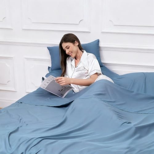 image for MongByYa Sleeping Bag Liner Lightweight Compact Sleeping Bag Sack Port