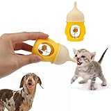 Reusable Pet Feeding Bottle Puppy Bottles for Nursing Silicone Kitten Bottle Feedings Kit Anti-Choking Puppy Feeder Design Milk Bottles for Feeding Puppies for Newborn Kittens Puppies Small Animals