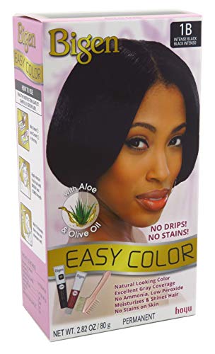 Bigen Easy Color #1B Intense Black 2.82 Ounce (6 Pack)