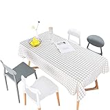 * Adecuado para la mayoría de las mesas de comedor interiores y exteriores, como: cocina, comedor, patio, jardín, sala familiar, cafetería, salón de banquetes; o se usa como tela de picnic, tela antipolvo, tela decorativa.