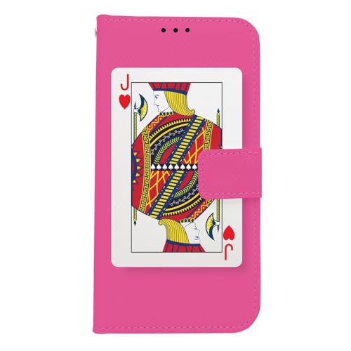 ONLYOU iphone 17 pro max 用 ケース 手帳型 いphone17promax用ケース トランプ カード キング 韓国 diary case アイフォン17プロマックス対応ケース (2. ビンク)