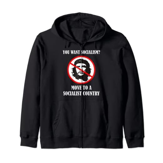 Anti Che Guevara Regalo - Anti Izquierda - Anti Socialismo Sudadera con Capucha