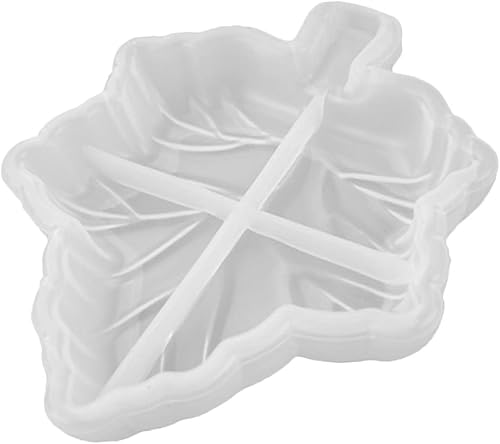 SEWACC Molde de cenicero para bricolaje, moldes de silicona para bandeja de exhibición de resina, modelo de bandeja de joyería, moldes de adornos de