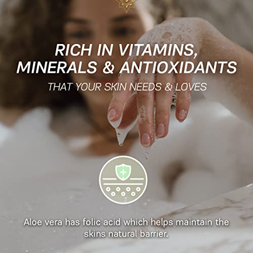 Authentic Bath & Soap Cold Processed Aloe Vera Bar Soap For Men & Women. No Sulfates Or Paraben, Cruelty Free, Vegan. Hydrating, And Refreshing Face & Body Wash. 3.5 Oz Each (Pack Of 2) #TOP5