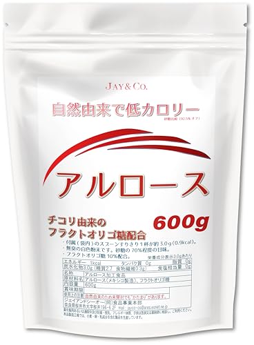 JAY&CO. アルロース 粉末 フラクトオリゴ糖 配合 最終加工地:日本 (600g)