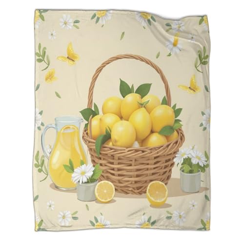 Jeté de canapé microfibre 150x200cm et couverture légère fresh summer - 3