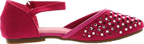 Jelly Beans Capa Kid's Big Girls Ankle Strap Rhinstone Ornament Sandals Shoes2