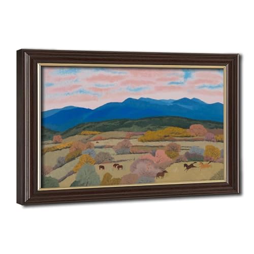 Impression sur toile paysage d'automne par Barbara Latham, art mural premium