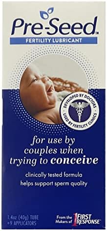 Pre-Seed Lubricant 40-gram tube with 9 applicators (Pack of 3)