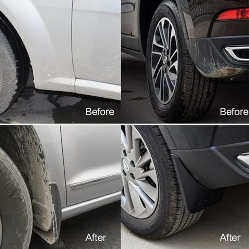 Image of Set of 4PCS Mud Flaps Mud Splash Guards Kit for 2016-2023 Toyota Tacoma Accessories Front and Rear Driver & Passenger Sides Compatible with OEM Fender Flares