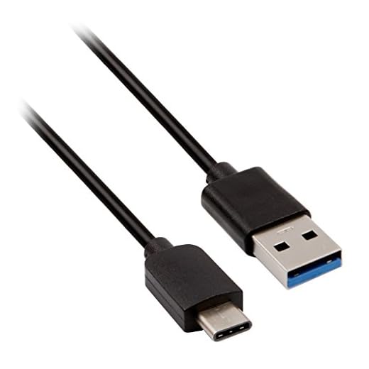 REYTID Premium USB 3.0 till TYPE-C – 1 m – svart – LG G5, G5 SE, G6, Nexus 5x, V20 laddare för smartphones