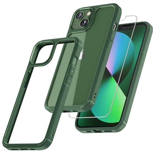 TAURI 5 in 1 for iPhone 13 Case TG, [Military-Grade Drop Protection] Slim Shockproof Phone Lanyard Case 6.1 inch by TAURI - Used condition - US$12.44