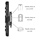 Casemai Samsung Galaxy A51 Case(4G),Samsung A51 Case,Galaxy A51 Case[Built-in Kickstand][Shockproof] Heavy Duty Case with Swivel Belt Clip-Black