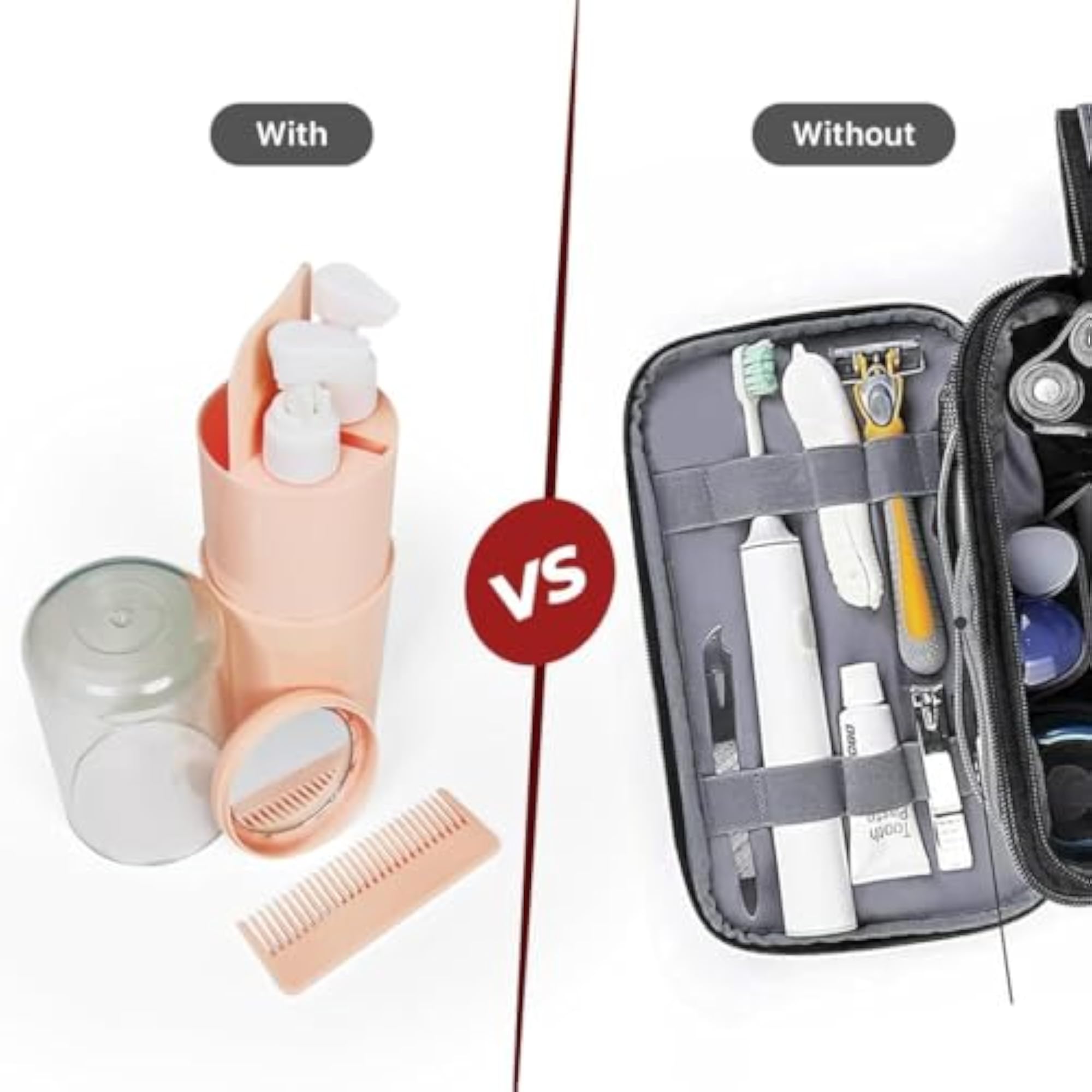 6-in-1 Travel Essential Kit for Men & Women