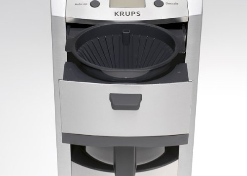 Krups Km8105 12-Cup Die-Cast Programmable Coffee Maker With Stainless Steel Housing, Silver #TOP1