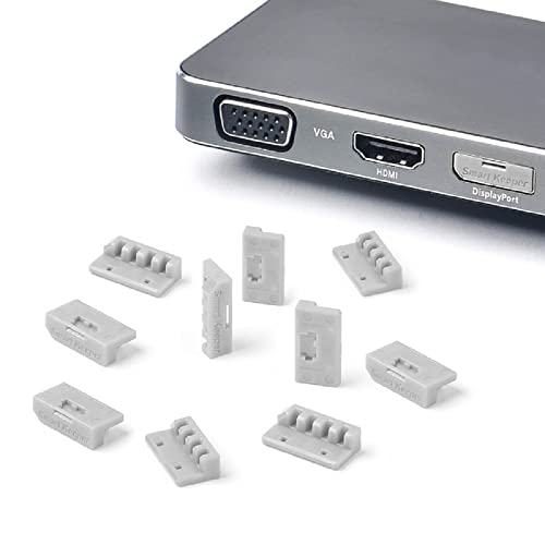 SmartKeeper Essential / 10 x Display Port Blockers/Grey, gray - Image 3