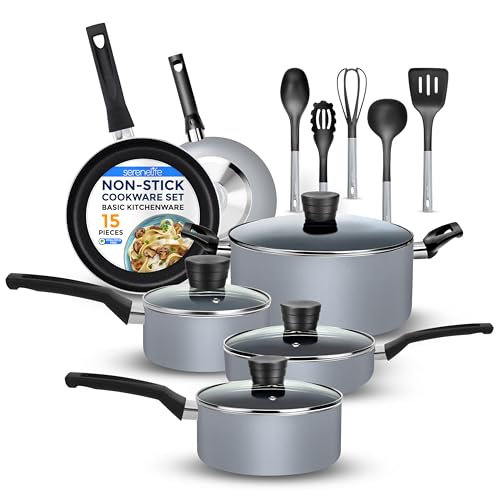 SereneLife 15-Piece Kitchenware Set