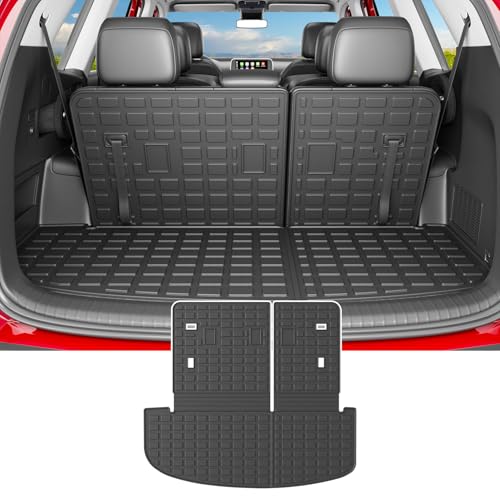 powoq Cargo Mat Compatible with 2020-2025 Kia Telluride Trunk Mat Cargo Liner TPE Back Seat...