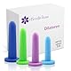 Intimate Rose Medium 4er-Pack Silikon-Dilatoren für Frauen und Männer, medizinisches Produkt zur Linderung von Beckenschmerzen in den Größen 3-6