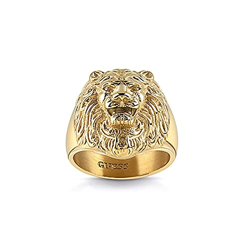 GUESS Bague Lion King JUMR01307JWYG62 de marque, Taille unique, Métaux non précieux, Sans pierres précieuses Cover