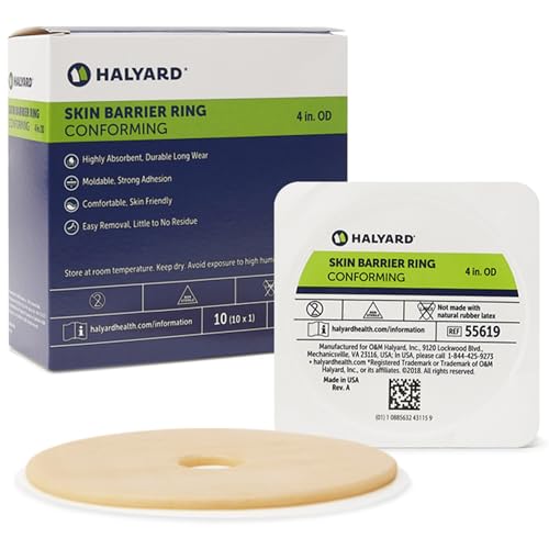 HALYARD Ostomy �K���X�L���o���A�����O�A4�C���`�A10����{�b�N�X(55619) ? �l�H����уC���I�X�g�~�[�|�[�`�V�[���T�|�[�g�p�̐��`�\�ȃ����O