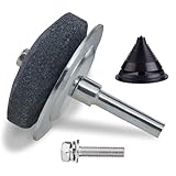 Lawn Mower Blade Sharpener tool, Upgraded Blade Assist, All-Metal Construction for Any Power Hand Drill, Sharpening Stone (1)